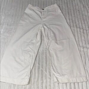 Free People Cream Ankle & Cropped Jeans